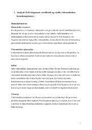 Erik Jørgensen | Afsætning