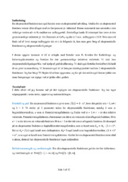 Eksponentiel funktion | Matematik opgave