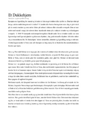 Et Dukkehjem | Analyse og perspektivering