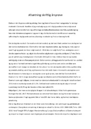 Økologi | Afsætning skriftlig årsprøve