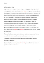 Habana Blues | Crítica | Anmeldelse