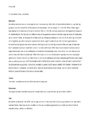 To Verdener | Analyse | J.P. Jacobsen