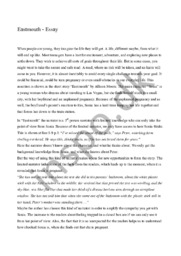 Eastmouth | Essay