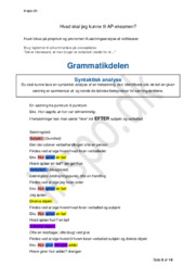 Hvad skal jeg kunne til AP-eksamen? | AP-noter