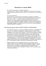 Brainstorm over temaer | DHO