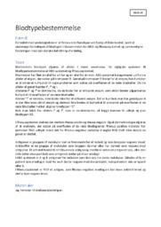 Blodtypebestemmelse | Biologi Rapport