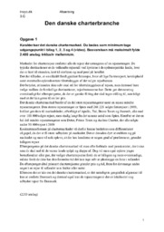 Den danske charterbranche opgave