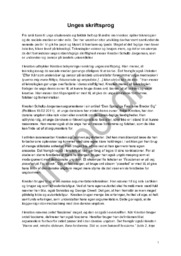 Unges skriftsprog | Dansk