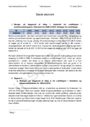 Dansk økonomi | Bruttoinvesteringerne, vækst & timeproduktivitet