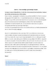Den mandlige og kvindelige shopper | Case 6.1