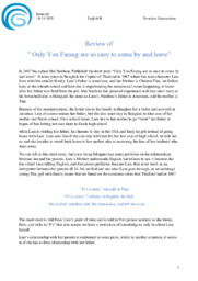 “Only You Farang are so easy to come by and leave” | Review