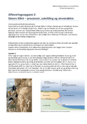 Stevns Klint | processer, udvikling & anvendelse | Naturgeografi