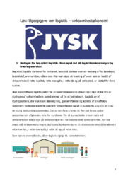 JYSK l Logistik – Virksomhedsøkonomi