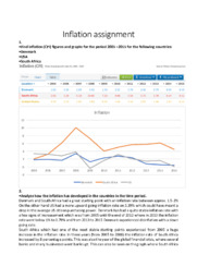 Inflation assignment | International økonomi
