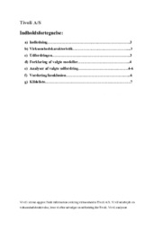 Tivoli A/S | Afsætning