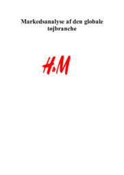 Markedsanalyse af den globale tøjbranche