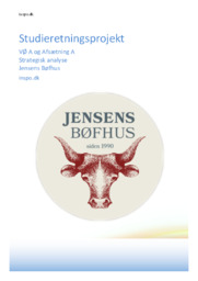 Jensens Bøfhus | Strategisk Analyse | SRP