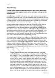 Black Friday | Analyse | Afsætning