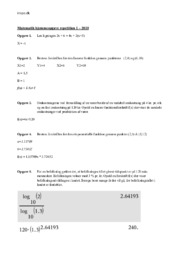 Matematik hjemmeopgave repetition 1 – 2018