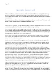 Pigen og den store sorte hund | Analyse