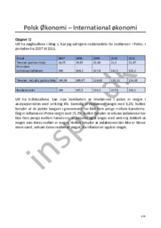 Polsk Økonomi – International økonomi