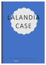 Lalandia Case Afsætning