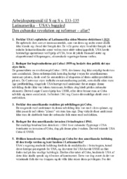 USA’s baggård Den cubanske revolution og reformer eller?