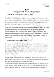 13th | Assignments & Documentary Analysis