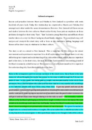 Sam | Analytical Essay | Kirsty Dunn