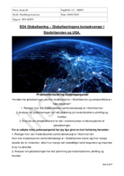 Globaliseringens konsekvenser i Storbritannien og USA | SO