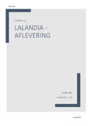 Lalandia aflevering | Afsætning