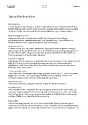 Købsadfærdsanalyse | Afsætning aflevering