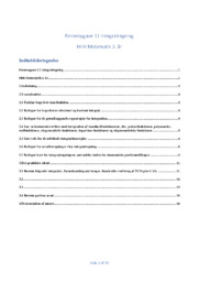 Integralregning | Emneopgave