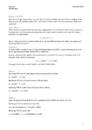 Årlige Omkostninger i Procent | Noter