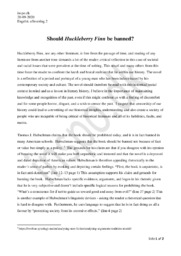 Should Huckleberry Finn be banned? | Analyse