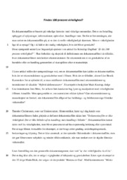 Findes 100 procent virkelighed?