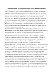 Tina Splidsboel: ”Fri mig for Disneys hvide skønhedsidealer”