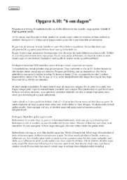 Opgave 6.10: ”6 om dagen”