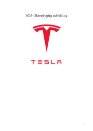 Bæredygtig udvikling | Tesla | SO