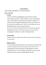 Les deux | Afsætning