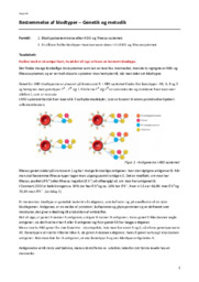 Bestemmelse af blodtyper | Biologi