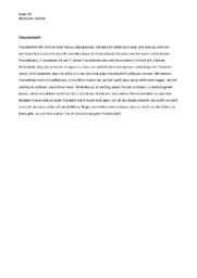 Freundschaft | Tysk noter