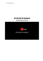 Sticks’n’sushi | Regnskabsanalyse