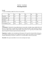 Energi Portfolio Opgave | Fysik/Kemi