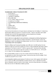 Finansloven 2020 | Matematik
