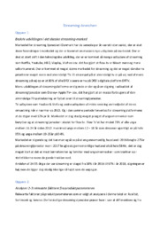 Streaming-branchen | Afsætning