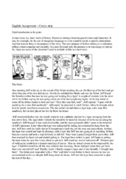 English Assignment | Comic strip