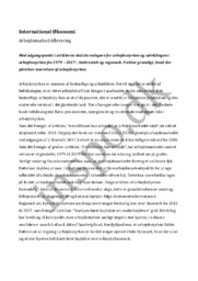 Arbejdsmarked & Arbejdsstyrken | International Økonomi