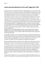 Hugget sukker | Litterær Analyse & fortolkning | Sven Holm