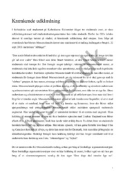 Krænkende udklædning | Analyse